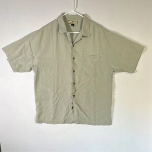 Tommy Bahama Light Olive Casual Button Down Shirt